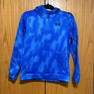 Under Armour youth L YL kids printed fleece hoodie